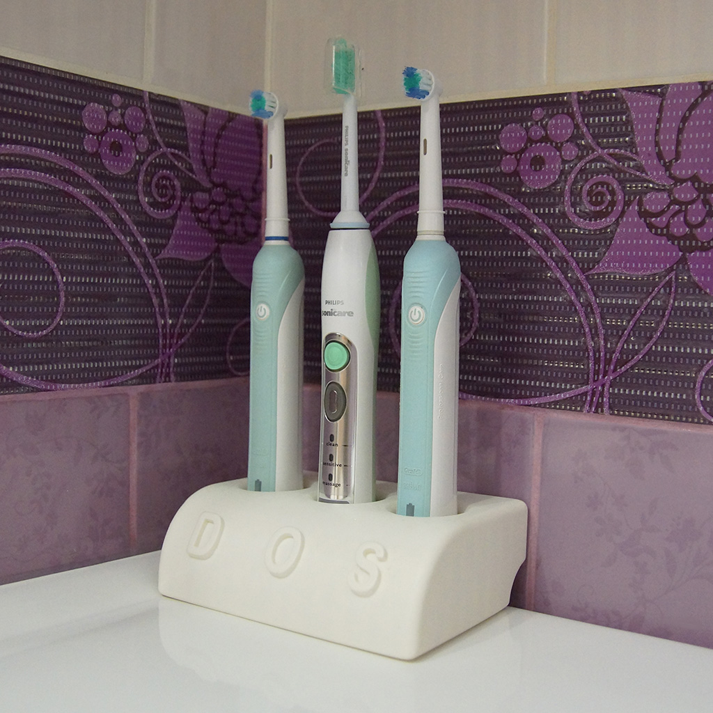 подставка для электрических зубных щеток oral b на 3 щетки