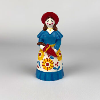 Барышня с зонтиком, Вариант раскрашивания