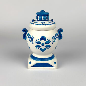 Самовар - шкатулка, вариант раскрашивания